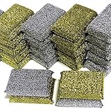 20 Stück Lurex Topfreiniger 115x75x30 mm Gold + Silber Topfschwamm...