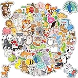 100 Stücke Tiere aufkleber kinder,Sticker kinder,Sticker Tiere,Aufkleber...