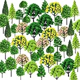 Dtoterul Modellbau Bäume 55 Stück Landschaft Modell Bäume Miniatur Bäume und...