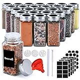 GoMaihe Gewürzgläser Set 25er - Gewürzdosen 120 ml - Spice Jars für Küchen...