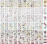 KIHONI 650 Stück Tattoo Kinder Mädchen Jungen 60 Blätt Temporäre Tattoos...