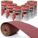 Mojucraft schleifpapier rolle，6 Schleifpapierrollen set 93 mm x 5 mm...