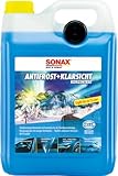 SONAX AntiFrost+KlarSicht Konzentrat (5 Liter) Scheibenreiniger-Konzentrat mit...