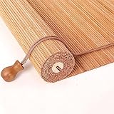 Bambusrollo Retro, Garten-Sonnenschutz Jalousien, Rollos aus Natürlichem...