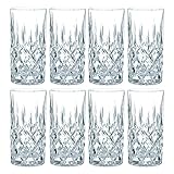 Spiegelau & Nachtmann Nachtmann Noblesse Longdrinkglas Set, 8er Set, Wasserglas,...