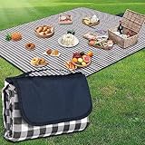 YAOMAISI Große Picknickdecke,200x200cm,große Stranddecke, Campingdecke,mit...