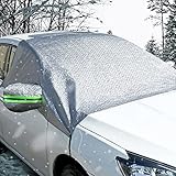 Frontscheibenabdeckung Winter, Windschutzscheibenabdeckung, Scheibenabdeckung...