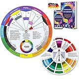 ONE+PLUS, 2 Stück, Color Wheel, Farbmischrad, Farbrad, Farbkreis Drehscheibe...