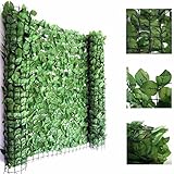 Balkonsichtschutz T811, Buchenhecke Sichtschutz Windschutz Verkleidung für...