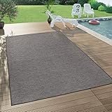 Paco Home Outdoor Teppich Balkon Terrasse Pastellfarben Flachgewebe...