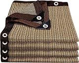 80% Schattierungsnetz, Atmungsaktiv Schattennetz mit Ösen, Beschattungsnetz...