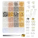RANJIMA Ohrringe Selber Machen Set, 3600 Stück Schmuck Selber Machen set für...
