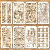 8 Stück Malschablonen Zum Basteln Wiederverwendbare...