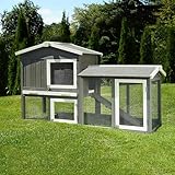 Miweba MyAnimal Hasenstall MH-03 | Kaninchenstall mit Freilaufgehege -...