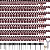 SIQUK 531 Stück Schleifhülsen Set für Dremel Elektrowerkzeuge, mit 504 Stück...