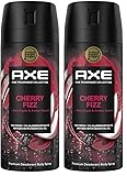 Axe Premium Bodyspray Cherry Fizz Deo ohne Aluminiumsalze für 72 Stunden...