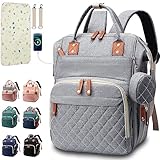 SHITIESHOU Wickeltasche, Rucksack, Babytasche, Mädchen, Jungen, Wickeltasche...