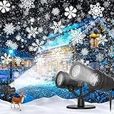 Schneeflocken-Weihnachtsprojektor-Lichter für den Außenbereich 2025...