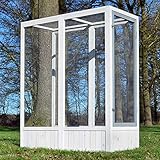 zooprinz Premium XXL Vogelvoliere mit Sitzstange – aus hochwer-tigem Vollholz...