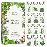 Kräuter Samen Set : 12 Sorten Garten- und Küchenkräuter Samen Set –...