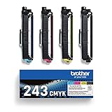 Brother TN-243CMYK Original Tonerkartusche Druckt bis zu 1000 Seiten, cyan,...