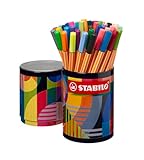 STABILO - Fineliner - point 88 - ARTY - 45er Metalldose - mit 45 verschiedenen...