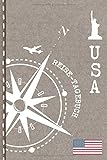 USA Reisetagebuch: Reise Tagebuch zum Selberschreiben, ca. A5 - Journal Dotted...
