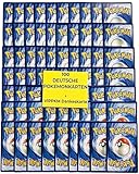 Pokemon Karten original Paket mit 100 verschiedenen Pokemon Karten deutsch -...