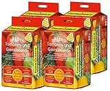 Floragard Aktiv-Tomaten- und Gemüseerde 4x20 L • hochwertige Spezialerde •...