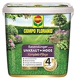 Compo FLORANID Rasendünger gegen Unkraut + Moos Komplett-Pflege, 3 Monate...
