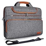 DOMISO 15-15,6 Zoll Wasserdicht Laptop Tasche Aktentasche Schultertasche...