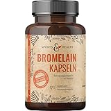 Bromelain Kapseln -3600 F.I.P – 550 mg pro Tagesdosierung – Enzyme aus...