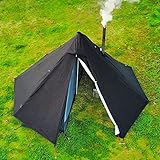 1 Personen Ultraleicht Hot Tent Mit Stove Jack Tipi Zelt Outdoor Camping...