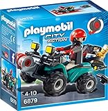 PLAYMOBIL 6879 Ganoven-Quad mit Seilwinde