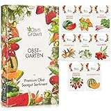 Obst Samen Set: Premium Garten Obst Saatgut mit 8 Sorten Obst Pflanzen für...