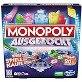 Monopoly Ausgezockt Brettspiel, schnelles Monopoly Familien-Spiel für 2–4...