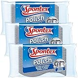 Spontex Edelstahl-Putzer - Edelstahlreiniger - reinigt und poliert - ideal für...