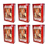 6 X 100g Henna Color Naturhaarfärbemittel Pulver Farbe Öko Mahagoni (acajou) -...