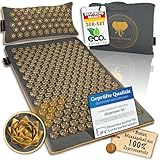 CALM ELEPHANT ORIGINAL® Luxus Akupressurmatte mit Kissen XL Set PURE ECO,...