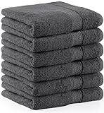 Utopia Towels - 6er Pack Frottee handtücher 50x100 cm mit Aufhängeschlaufe,...