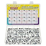 ALLECIN 24Werte Transistor Set PNP NPN Transistoren A1015 A733 C945 C1815 S8050...