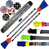 Flames 'N Games Art-Deco Flowerstick Set inkl. Handstäbe mit 2 mm Ultra-Grip...