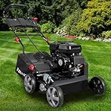 BRAST® Vertikutierer Benzin 4,5kW (6,12PS) | 4-Takt Motor 212ccm | 40-45cm...