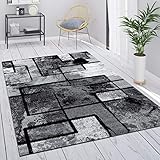 Paco Home Teppich Wohnzimmer Vintage Kurzflor Schlafzimmer Geometrisches Design...