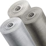 ONPIRA Fliegennetz Meterware in Eisen Verzinkt, Aluminium, Edelstahl und in den...