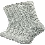 Herren Norweger Socken (6 Paar) warme & dicke Thermosocken gegen kalte Füße |...