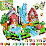 COOLJOYA Magnetische Bausteine, 108 Teile Magnetbausteine Magnetspielzeug...