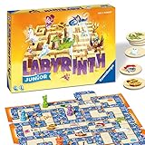Ravensburger Kinderspiel 20847 - Junior Labyrinth - Familienklassiker für die...