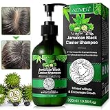 Jamaikanisch Schwarz Rizinusöl Shampoo, Castor Oil Shampoo für Haarwachstum,...