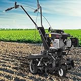 BRAST® Motorhacke Gartenfräse Benzin | 1,9kW(2,6PS)-5,15kW(7PS) | 25-85cm...